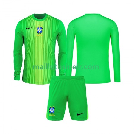Maillot de Foot Brésil Gardien Domicile 2026 Manches Longues - Enfant Maillot de Foot Brésil Gardien Domicile 2026 Manches Longues - Enfant